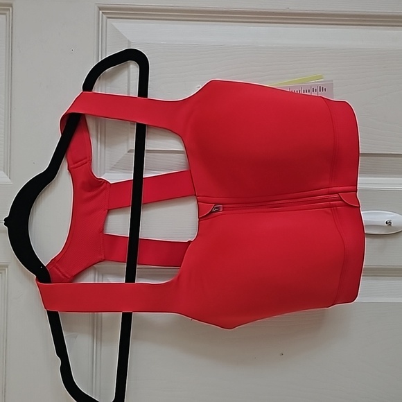 New--Women's Sculpt High Support Zip Front Sports Bra - All In Motion. 34DD - Picture 5 of 12